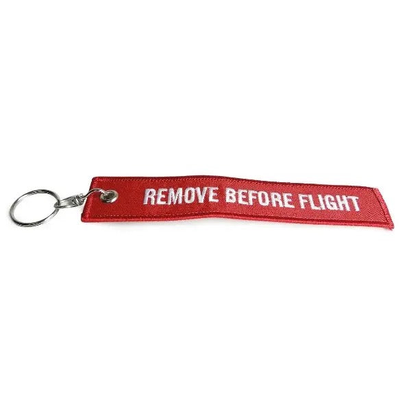 Schlüsselanhänger „Remove Before Flight“