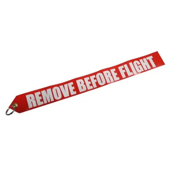 „Remove Before Flight“-Streifen