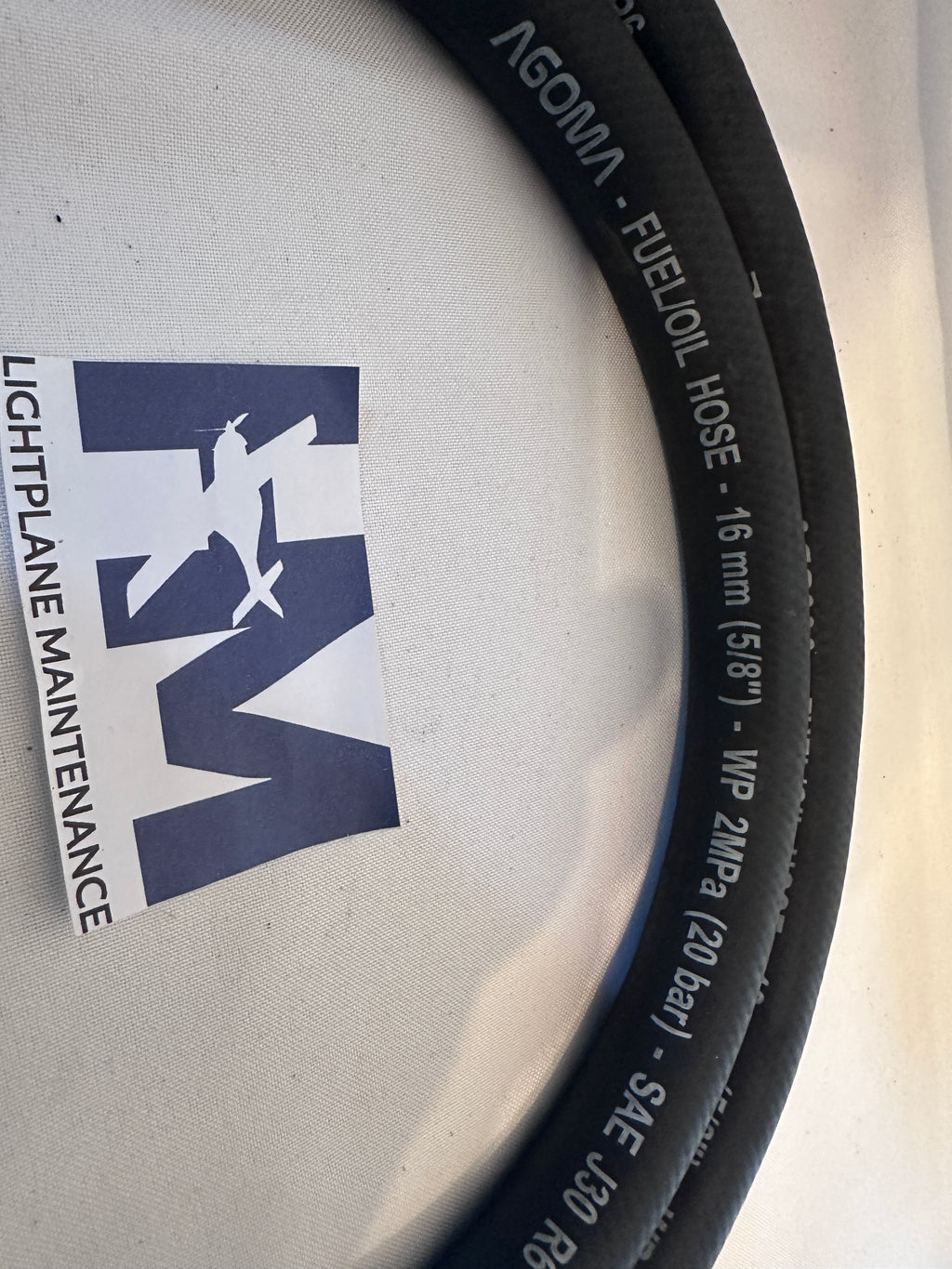 Hochleistungs-Ölschlauch 16 mm (5/8") für Rotax 912 914  Motoren – Meterware
