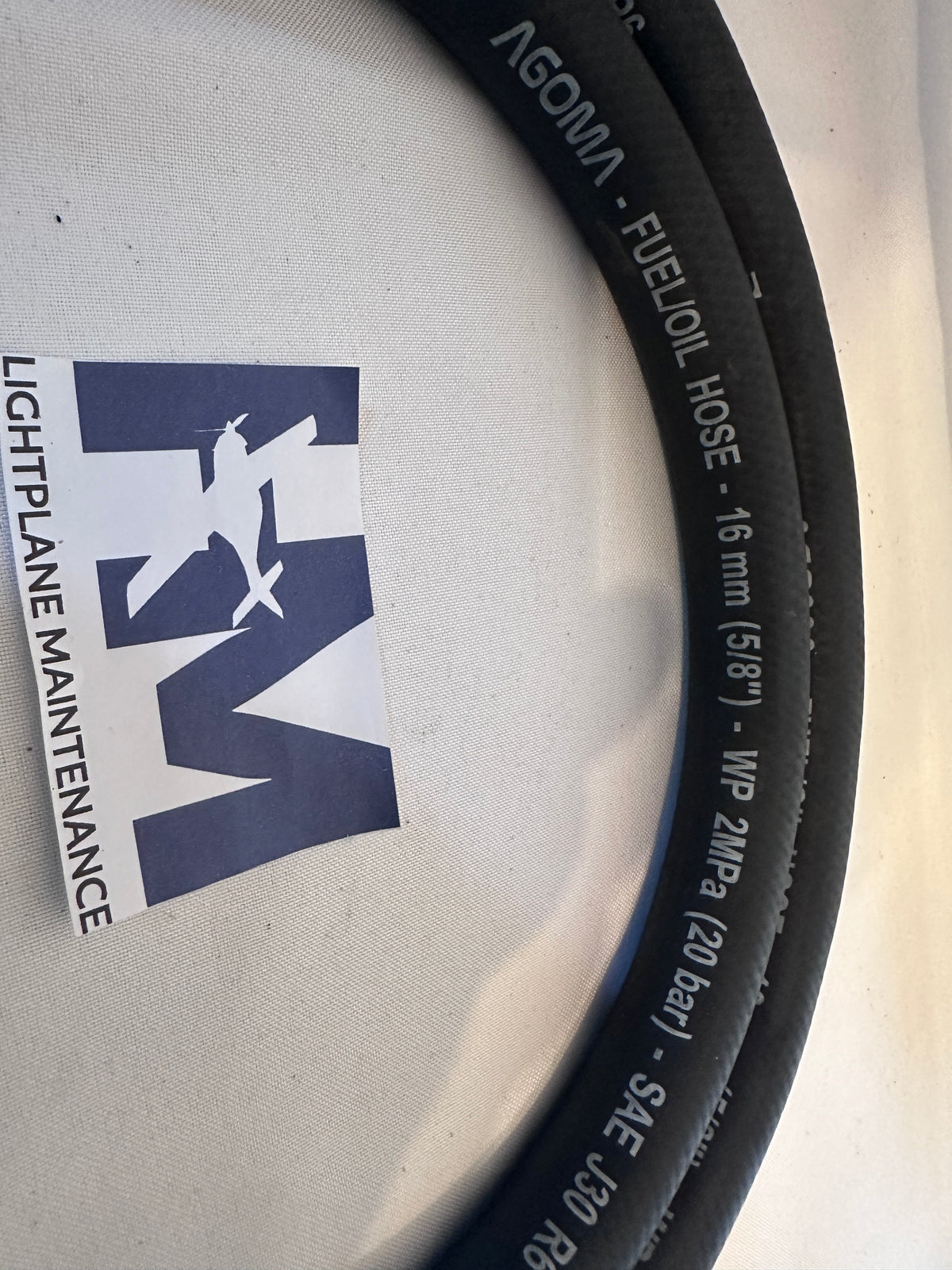 Hochleistungs-Ölschlauch 16 mm (5/8") für Rotax 912 914  Motoren – Meterware