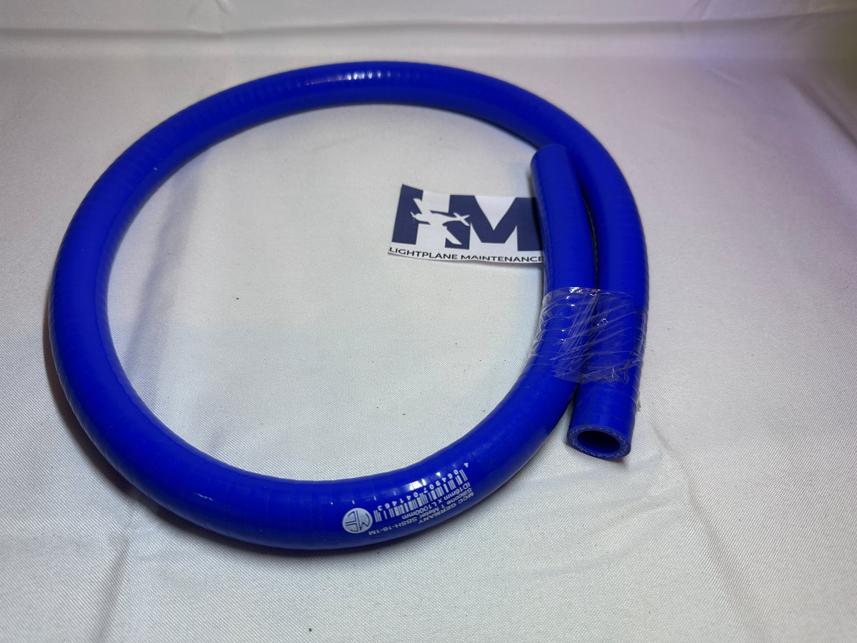 MCC Germany Silikon-Kühlwasserschlauch ID 16mm (1 Meter) | Blau – Passend für Rotax 912 & 914