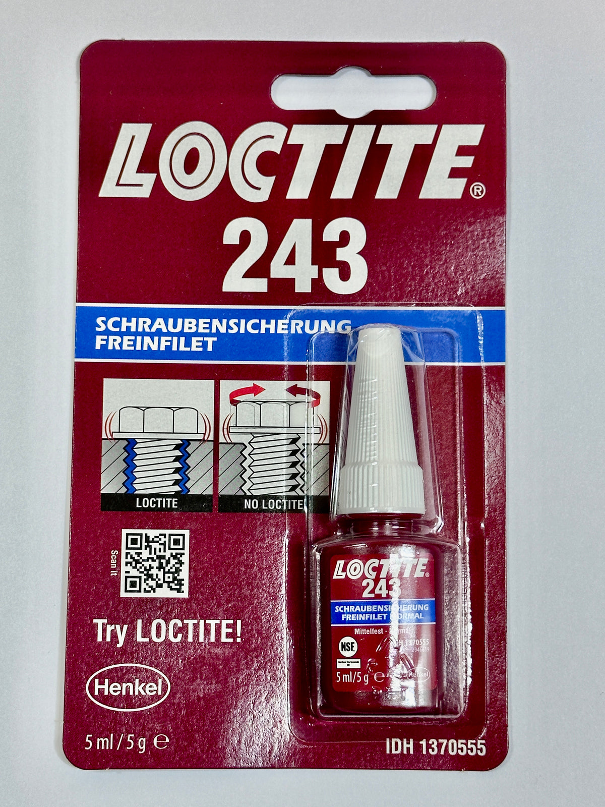 Loctite 243 - 5 ml mittelfest