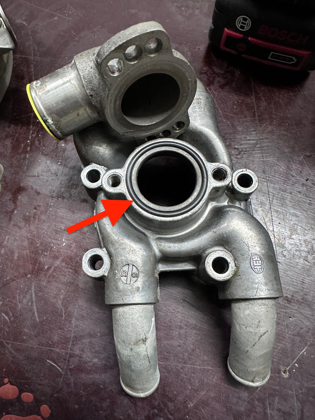 Rotax Kühlmittelpumpe Stutzen O-Ring ET:230020