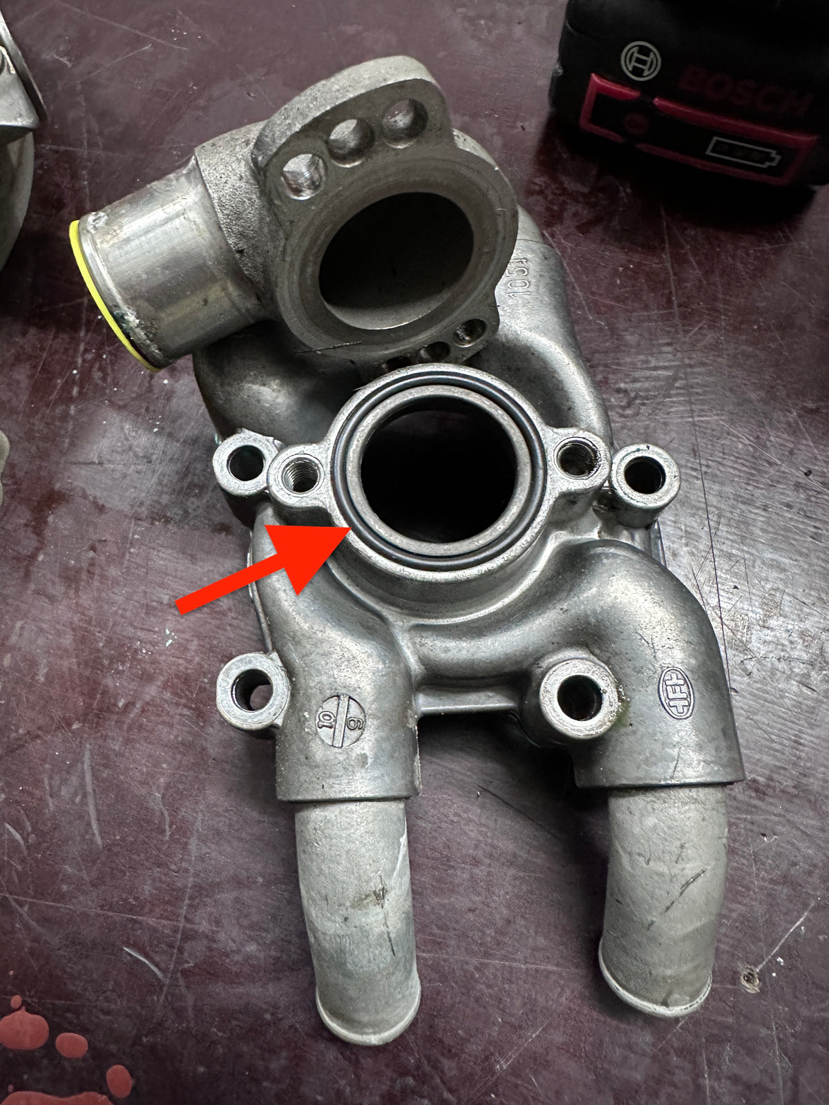 Rotax Kühlmittelpumpe Stutzen O-Ring ET:230020