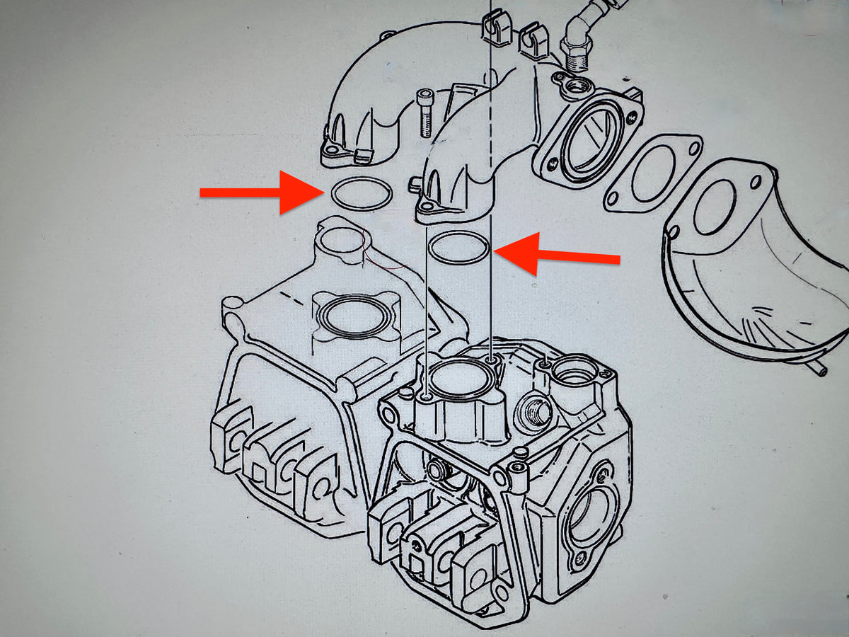 Rotax Ring Ansaugbrücke ET: 230910